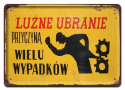 PRL PLAKAT METALOWY SZYLD OBRAZEK #12954