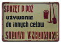 PRL PLAKAT METALOWY SZYLD OBRAZEK #12962