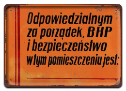 PRL PLAKAT METALOWY SZYLD OBRAZEK #12997