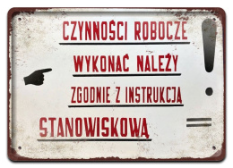 PRL PLAKAT METALOWY SZYLD OBRAZEK #12998