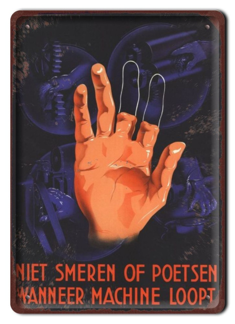 BHP PLAKAT METALOWY OBRAZEK SZYLD VINTAGE RETRO #13343