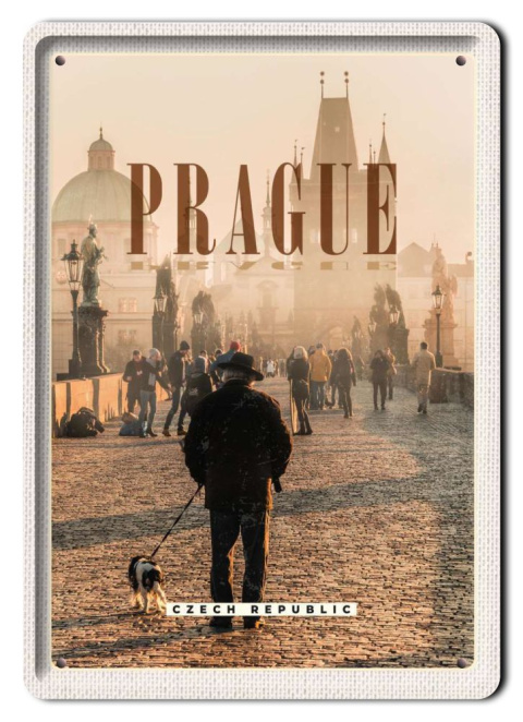 PRAGA PLAKAT METALOWY OBRAZEK #13409