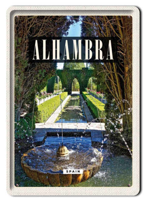 ALHAMBRA PLAKAT METALOWY OBRAZEK#13411