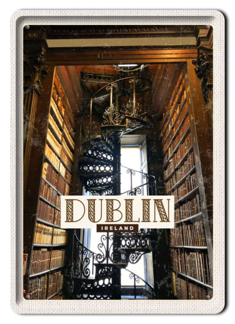 DUBLIN PLAKAT METALOWY OBRAZEK #13441