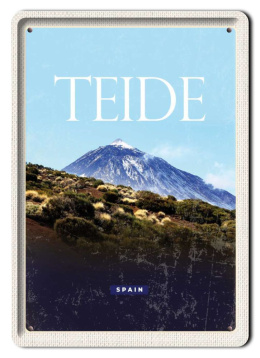 TEIDE PLAKAT METALOWY OBRAZEK #13482