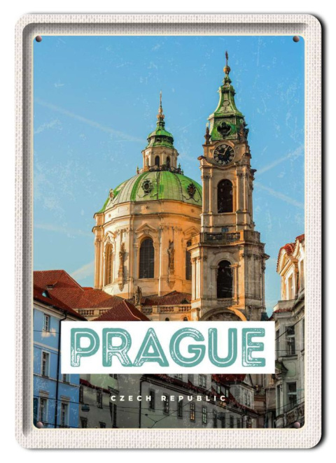 PRAGA PLAKAT METALOWY OBRAZEK #13484