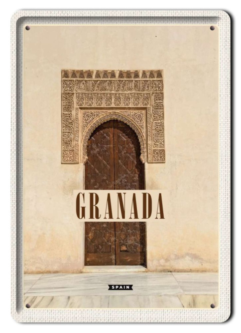 GRANADA PLAKAT METALOWY OBRAZEK #13494