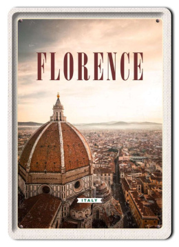 FLORENCJA PLAKAT METALOWY OBRAZEK #13518