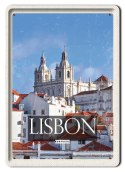 LISBONA PLAKAT METALOWY OBRAZEK #13539