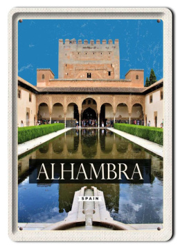 ALHAMBRA PLAKAT METALOWY OBRAZEK #13545