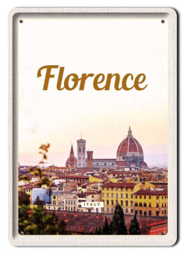 FLORENCJA PLAKAT METALOWY OBRAZEK #13612