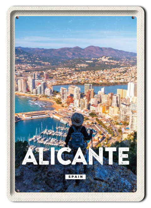 ALICANTE PLAKAT METALOWY OBRAZEK #13626