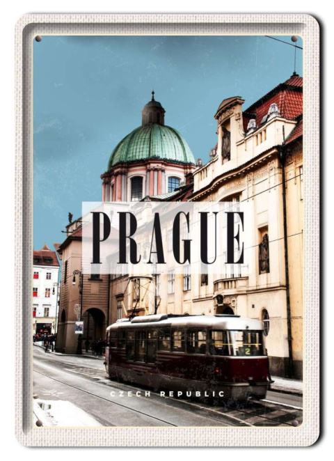 PRAGA SZYLD PLAKAT METALOWY OBRAZEK #13630