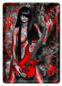 GITARZYSTKA PLAKAT METALOWY OBRAZEK #12484