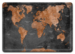 MAPA SZYLD PLAKAT METALOWY OBRAZEK #12521