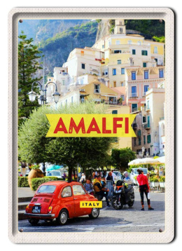 AMALFI SZYLD PLAKAT METALOWY OBRAZEK #13650