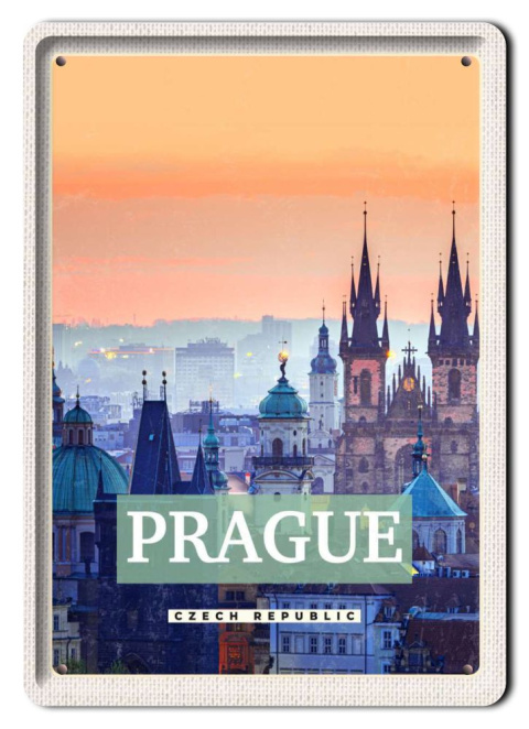 PRAGA SZYLD PLAKAT METALOWY OBRAZEK #13681