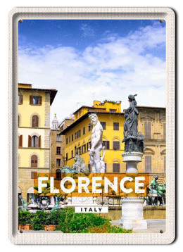 FLORENCJA PLAKAT METALOWY OBRAZEK #13697