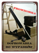 PRL BHP PLAKAT METALOWY OBRAZEK #13844