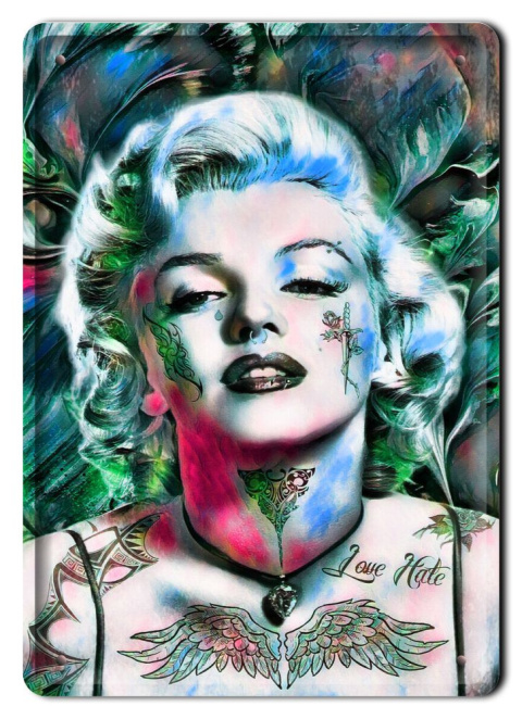 MARILYN PLAKAT METALOWY OBRAZEK #13930