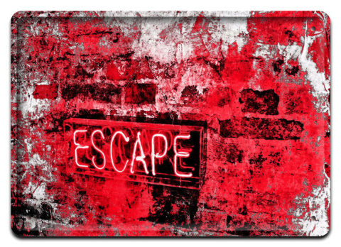 ESCAPE PLAKAT METALOWY OBRAZEK #14018