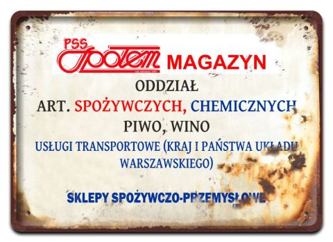 PRL BHP PLAKAT METALOWY OBRAZEK #15108