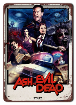 ASH EVIL DEAD Plakat filmowy-metalowy #15200