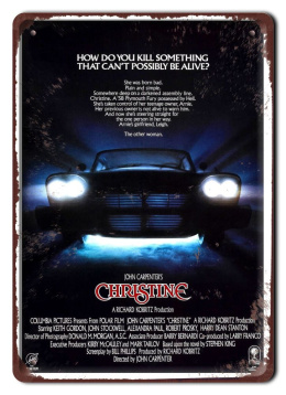 CHRISTINE Szyld Plakat filmowy-metalowy #15212