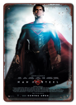 MAN OF STEEL Plakat filmowy-metalowy #15236