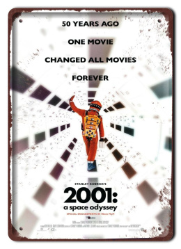 2001: A SPACE ODYSSEY Plakat filmowy-metal. #15239