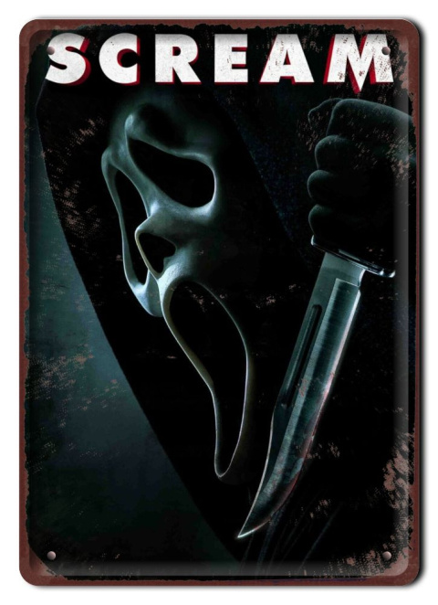 SCREAM Szyld Plakat filmowy-metalowy #15259