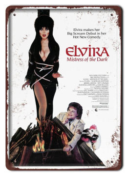 ELVIRA Szyld Plakat filmowy-metalowy #15263