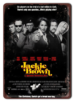 JACKIE BROWN Plakat filmowy-metalowy #15267