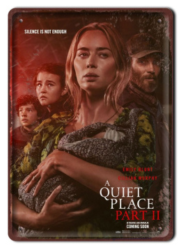 QUIET PLACE Plakat filmowy-metalowy #15275