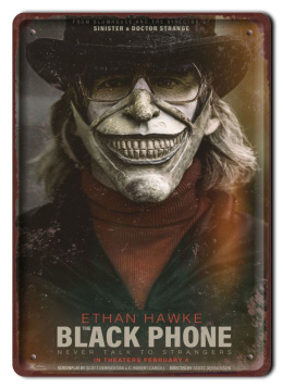 BLACK PHONE Plakat filmowy-metalowy #15284