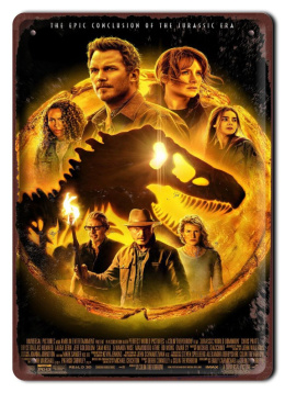 JURASSIC WORLD Plakat filmowy-metalowy #15292