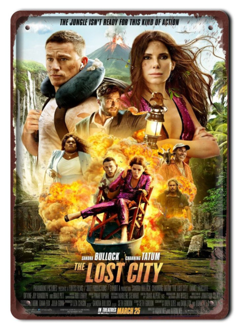 LOST CITY Szyld Plakat filmowy-metalowy #15296