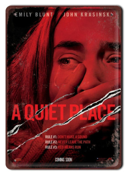 A QUIET PLACE Plakat filmowy-metalowy #15317