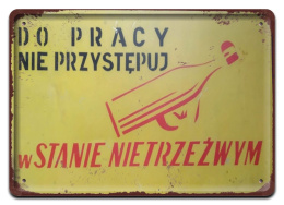 PRL BHP PLAKAT METALOWY OBRAZEK #15588