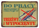 PRL BHP PLAKAT METALOWY OBRAZEK #15604