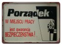 PRL BHP PLAKAT METALOWY OBRAZEK #15606