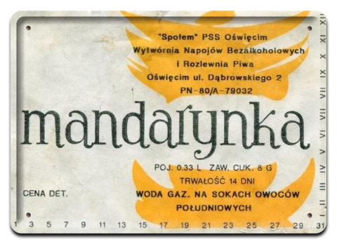 PRL BHP PLAKAT METALOWY OBRAZEK #15657