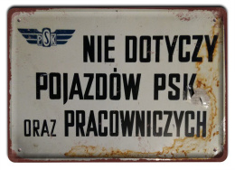 PRL BHP PLAKAT METALOWY OBRAZEK #15726