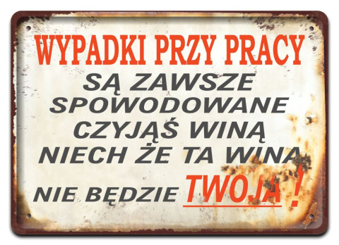 PRL BHP PLAKAT METALOWY OBRAZEK #15735