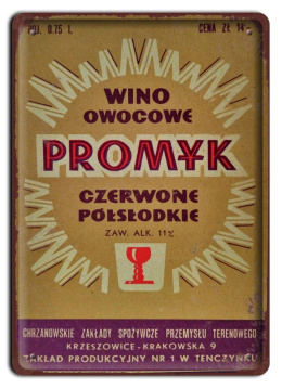 PRL BHP PLAKAT METALOWY OBRAZEK #15740