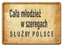 PRL BHP PLAKAT METALOWY OBRAZEK #15753