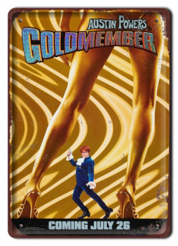 GOLDMEMBER Plakat filmowy-metalowy #15326