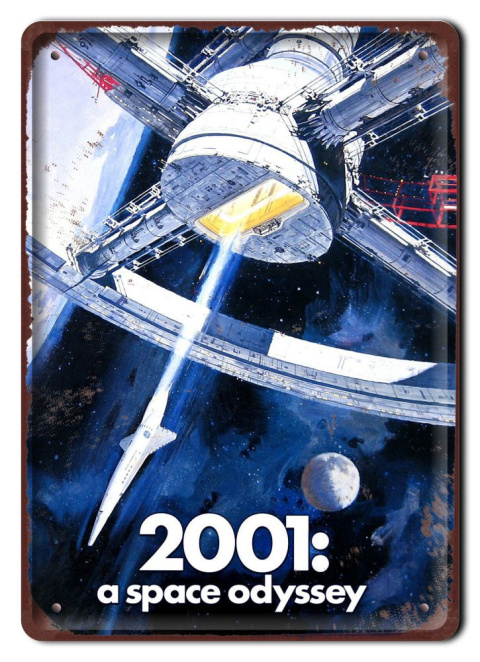 2001 A SPACE ODYSSEY Plakat filmowy-metalowy #15336