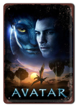 AVATAR Szyld Plakat filmowy-metalowy #15338