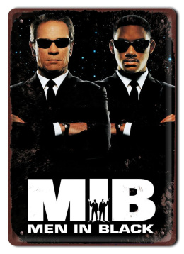 MIB MEN IN BLACK Plakat filmowy-metalowy #15347